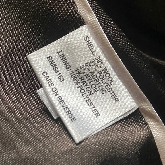 Belted Wrap Wool-Blend Coat- BARELY worn! - Picture 9 of 15